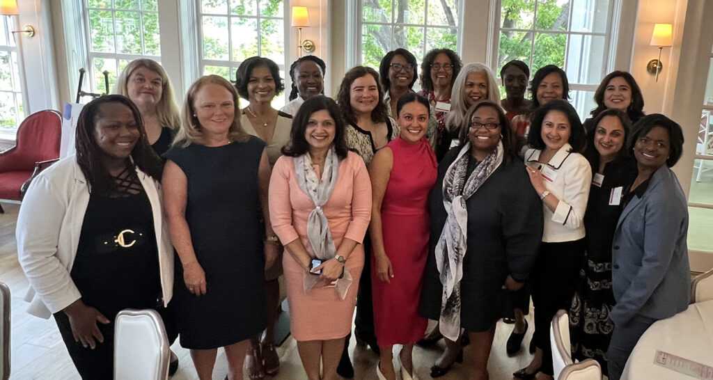 Graduates of board readiness program for BIPOC leaders, sponsored by the Women Corporate Directors association (Minneapolis chapter), pose for a group photo. 